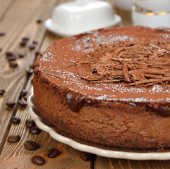 Chocolate cheesecake