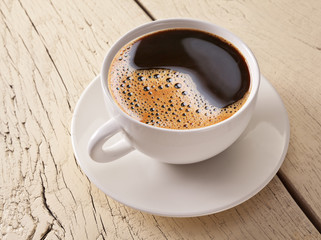 Cup of coffee.