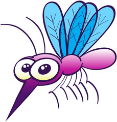 Nice purple little mosquito