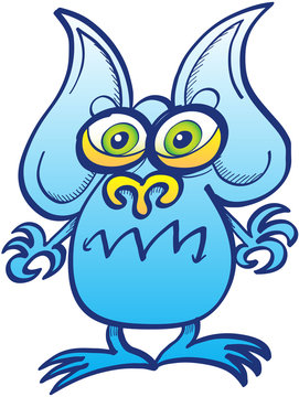 Odd little monster feeling disconcerted