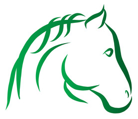 Head of Horse Vector