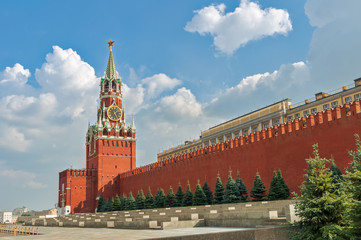 The Spasskaya Tower in Moscow