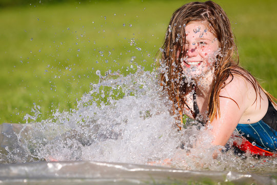 Garden Water Slide