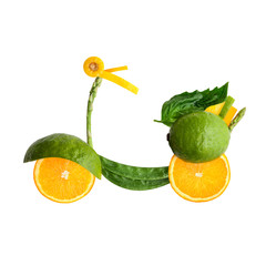Fruity scooter.