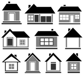 isolated cottage set