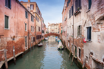 Fototapeta na wymiar Kanał w Wenecji