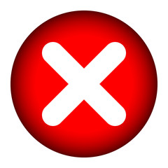 Fototapeta premium Delete icon