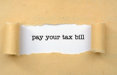 Pay your tax bill