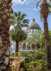 Fototapeta premium Mount of Beatitudes - exterior