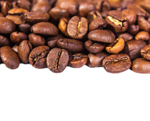 Fresh aromatic coffee beans