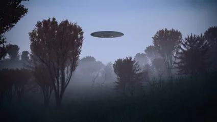 Fotobehang UFO ufologie