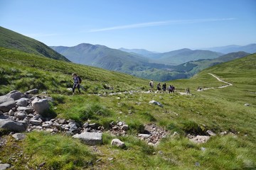 Path to the Ben Nevis summit