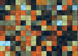 many abstract square pixels backgrounds