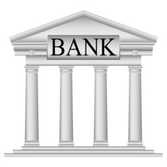 Obraz premium Bank icon