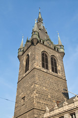Fototapeta na wymiar Jindrisska Tower at Prague