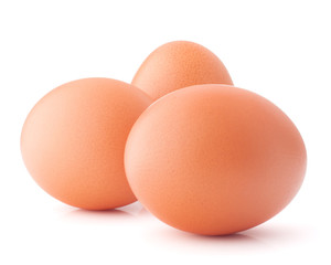 Egg isolated on white background cutout