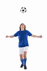 Fototapeta premium Soccer player woman