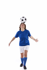 Soccer player woman