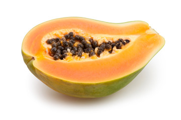 papaya isolated
