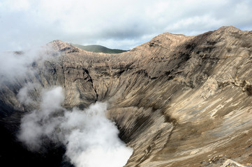 The Crater of Volcano