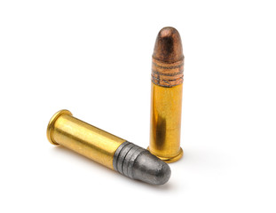 bullet isolated on white background