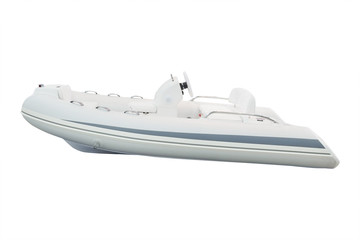 The image of an inflatable boat