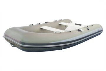 The image of an inflatable boat