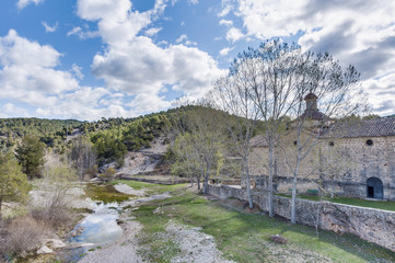 Fototapeta na wymiar Penarroya de Tastavins village at Teruel, Spain