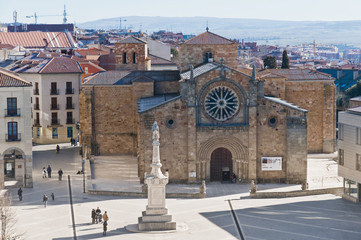 Obraz premium San Vicente Basilica at Avila, Spain