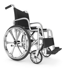Fototapeta na wymiar Rollstuhl seitlich