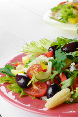Healthy vegetable fresh organic salad