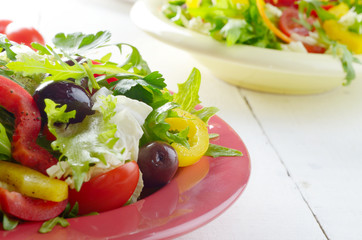 Healthy vegetable fresh organic salad
