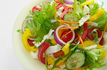 Healthy vegetable fresh organic salad