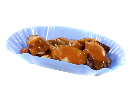Currywurst mit Curry