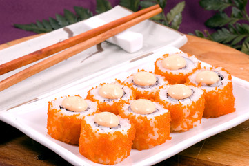 sushi from fish