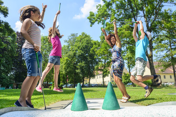 Jubel beim Freizeitsport