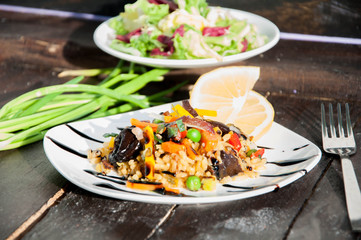 rice with vegetables