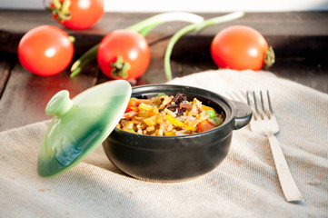 rice with vegetables