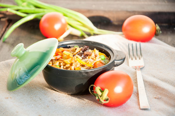 rice with vegetables