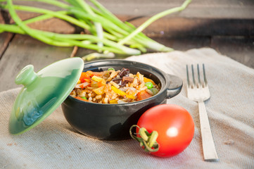 rice with vegetables