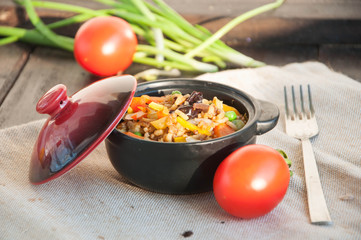 rice with vegetables