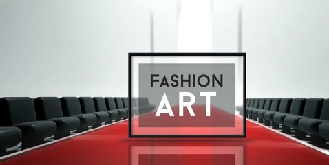 Red carpet runway Fashion Art