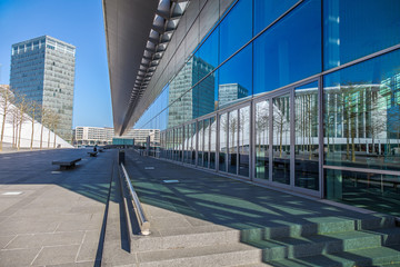 Office Building in Luxembourg with reflection