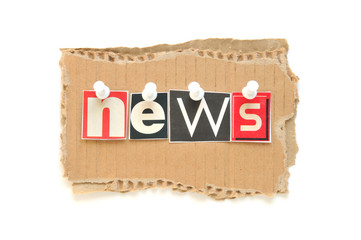News auf Karton