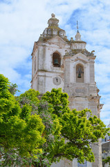 Fototapeta na wymiar Lagos Algarve Kościół św Antoniego