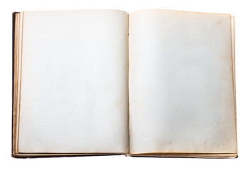 Naklejka premium open old book