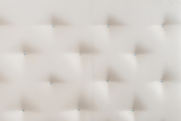 White Leather Upholstery Background