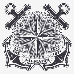Stamp with a nautical theme