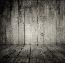 old wooden room