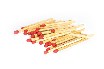 Matches on a white background.